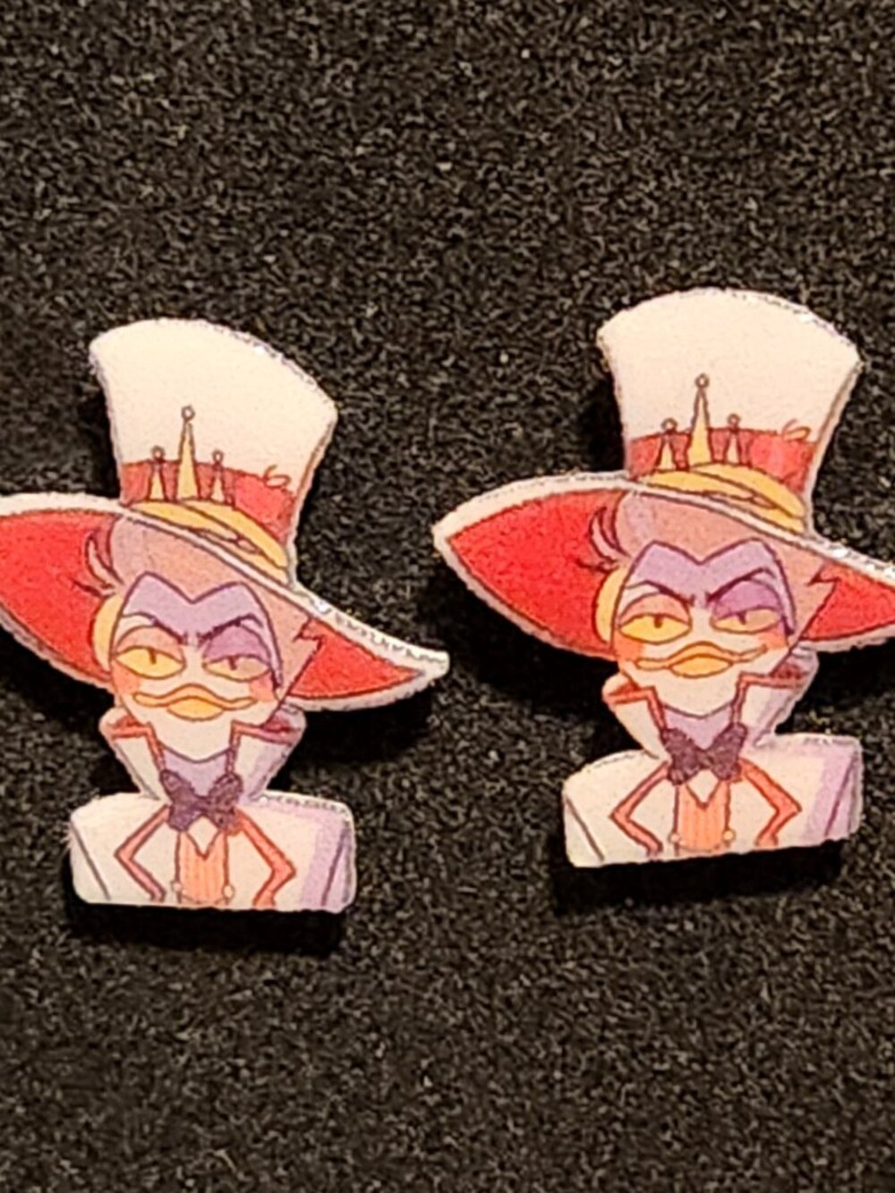 Lucifer Earrings - Hazbin Hotel